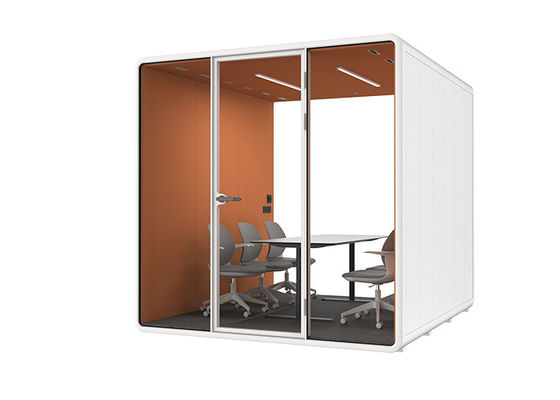 Acoustic Quiet Soundproof Office Phone Booth Room Indoor Big Size Recording Studio Booth Office Pod Soundproof for Work