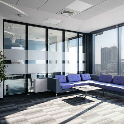 Customized Design Office Wall Separator Glass Room Dividers for Office