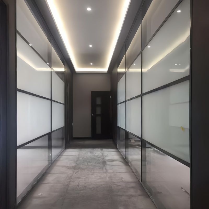 60mm/90mm Grid-Designed Glass Partitions Improving Durability Reducing Vibration