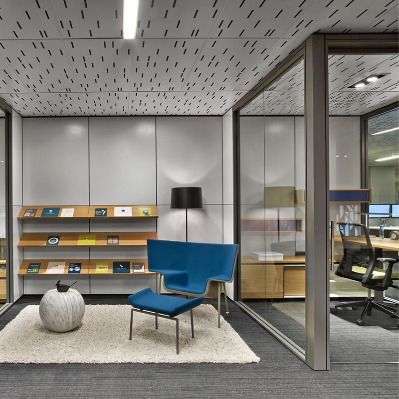 Easy to Install Glass Partition Wall Customized Glass Studio Partition Glass Office Frameless Partition with Office