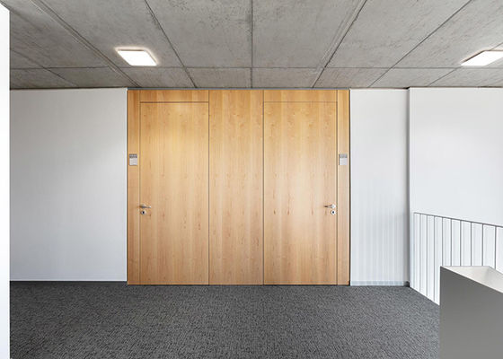 στερεό τοίχωμα διαχωριστικό ακουστικό felt 45db+- μειώσει το θόρυβο από χάλυβα πάνελ μελαμίνη πλακέτα λευκό χρώμα