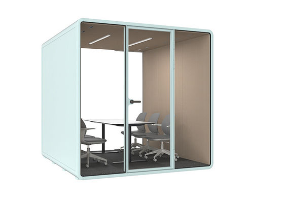 Σύγχρονος Ηχομονωμένος Ακουστικός Θάλαμος Γραφείου Pod Σχεδιασμός Εργασίας Φορητά Ηχομονωμένα Καμπίνες Προκατασκευασμένη Κατοικία Στούντιο Ηχογράφησης Τηλεφωνικό Περίπτερο προς Πώληση